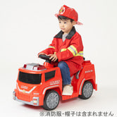 電動乗用カー レスキュー消防車 サイレン音 ライト 2歳 3歳 電動乗用車 子供用 プレゼント 屋・・・