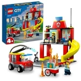 レゴ LEGO シティ 消防署と消防車 60375 おもちゃ ブロック プレゼント レスキュー 乗・・・