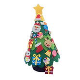 【クリスマスツリー】フェルトクリスマスツリー スタンドタイプ 高さ約54cm おしゃれ 簡単 布 ・・・
