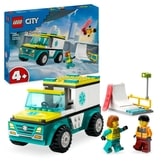 レゴ LEGO シティ 60403 救急車とスノーボーダー