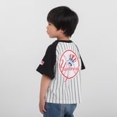 MLB ラグランTシャツ(NYY)(ブラック×95cm) ベビーザらス限定