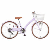 22インチ 身長122～145cm 子供用自転車 リグガールズ コレクション ジュニアシティ パー・・・