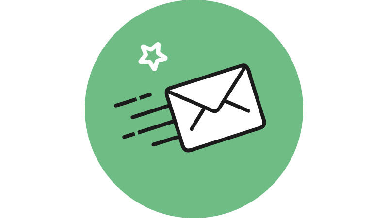 2. メールが届く