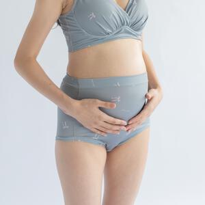 プティジュエット マタニティショーツ リボン(グレー×L MU) ベビーザらス限定