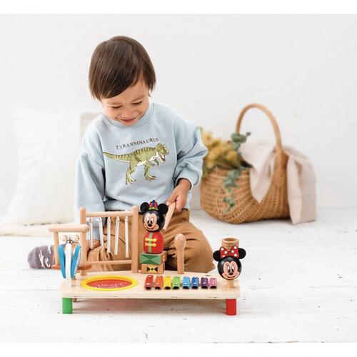 DISNEY HELLO! WOODEN WORLD ミッキーマウス ドリームオーケストラ トイザらス限定 ギフト 誕生日 プレゼント&nbsp; 2歳 3歳 4歳