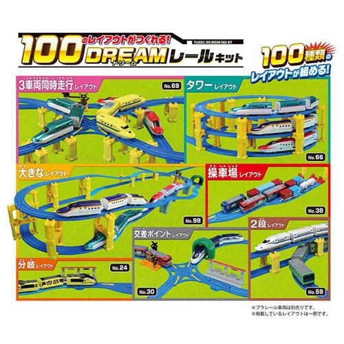プラレール 100のレイアウトがつくれる！ドリームレールキット