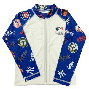 MLB ラッシュガード ブルー×120cm