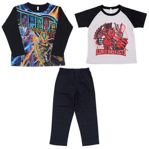 仮面ライダーゼッツ 光る2トップスパジャマ ブラック&times;100cm  ベビーザらス限定