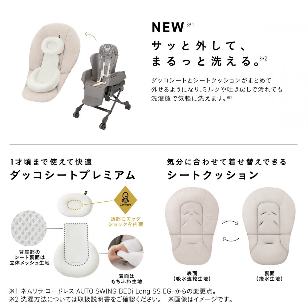 Combi コンビ ホワイトレーベル ネムリラ コードレス premium エッグ