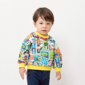 【Sophitica × tsumashi1118さん】Disney トイ・ストーリー 裏毛トレーナー イエロー×100cm ベビーザらス限定 クリスマスプレゼント