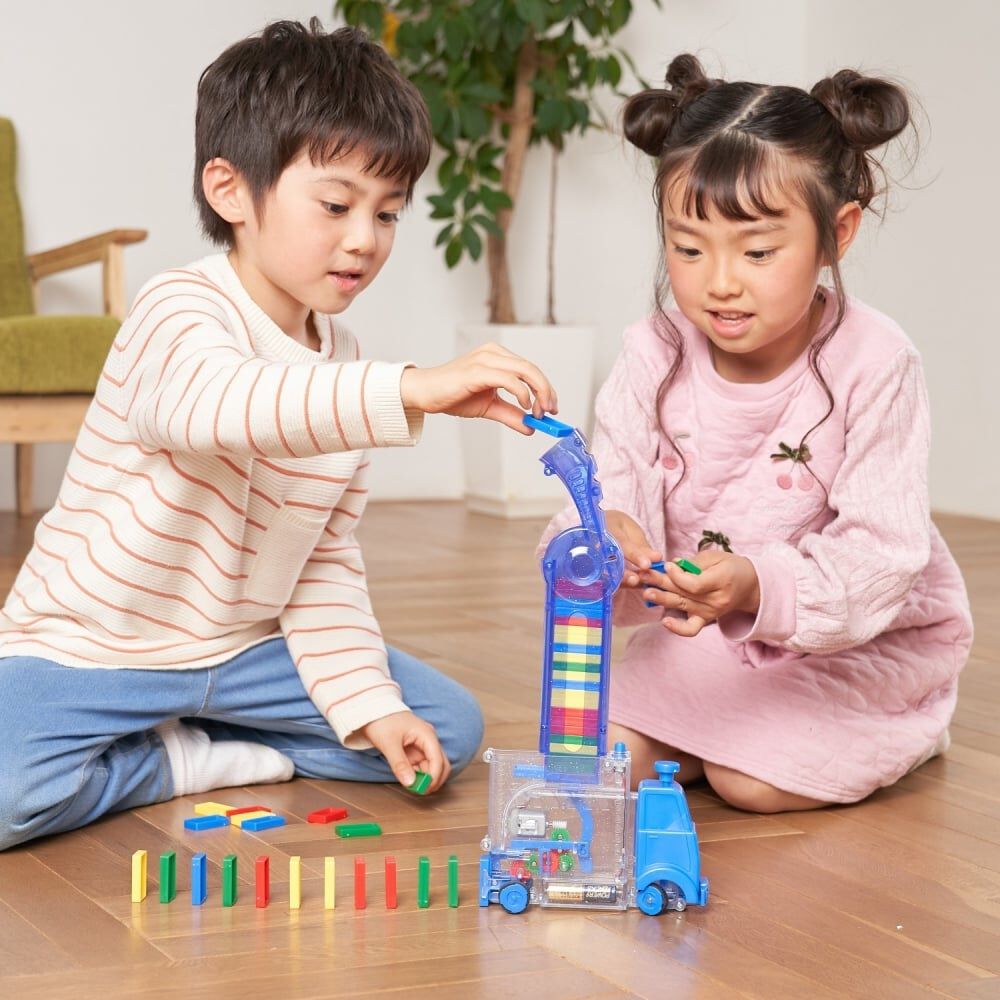 プレイポップ ドミノシティ DXセット（ドミノマシン付き） トイザらス