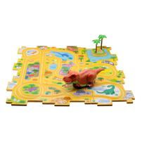 パネルワ―ルドはしる！ティラノサウルス 子ども向け 3歳 知育 パズル 組み立て プレゼント おもちゃ クリスマスプレゼント