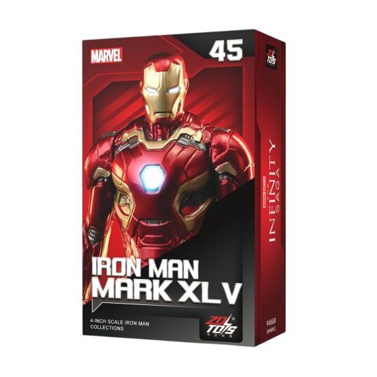 ZD TOYS マーベル 4インチ アイアンマンMK45 MARVEL IRONMAN ZDTOYS