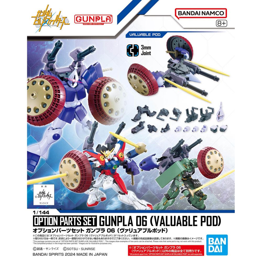 1/144 オプションパーツセット ガンプラ 06 (ヴァリュアブルポッド