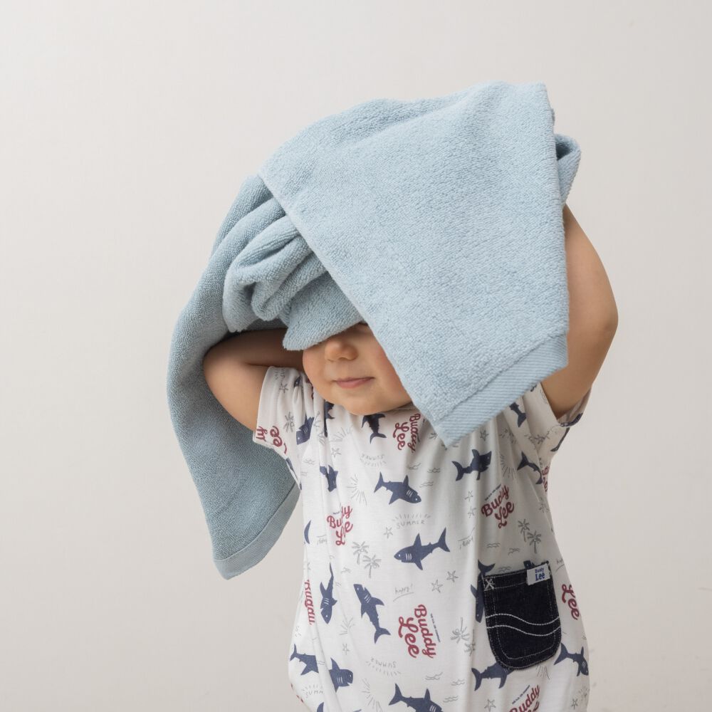 湯上りバスタオル 3枚組 ブルー×フリー ベビーザらス限定 | マタニティ