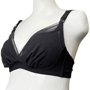 Petit jouet for maternity プティジュエット ベベシェリ 授乳ブラ(ブラック×M MU)ベビーザらス限定
