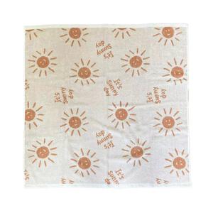 正方形湯上りタオル 太陽柄 ベビーザらス限定