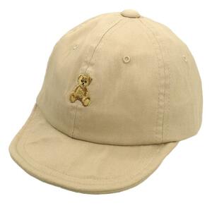 POLOBCS ベア刺繍キャップロー(ミディアムベージュ&times;50cm)