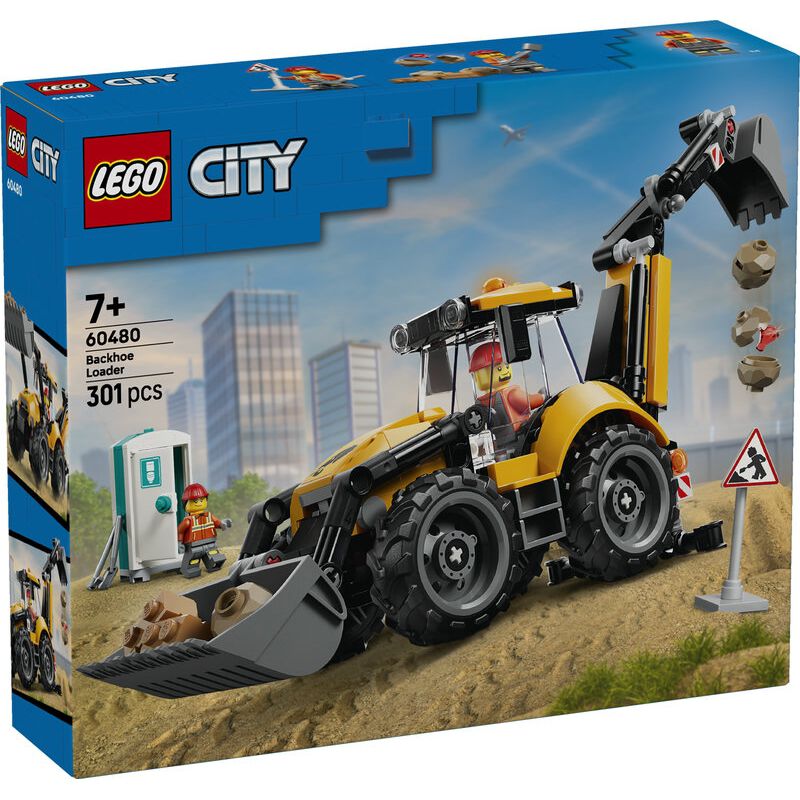 2026年6月1日発売予定】レゴ LEGO シティ 黄色のバックホーローダー