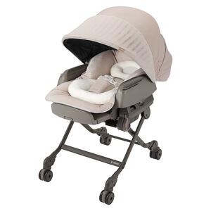 Combi コンビ ホワイトレーベル ネムリラ AUTO SWING BEDi Long スリープシェル EG＋ (ミルキーベージュ) ハイローチェア ハイローラック スウィングラック ロングユース 電動スウィング  新生児～4才頃まで