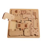 木製アニマルくみかえパズル 12ピース トイザらス限定