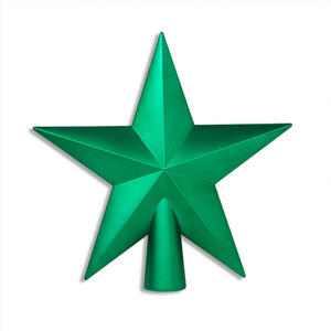 クリスマスツリー用 20cm ツリートップ シャイニー グリーン 緑 トイザらス限定