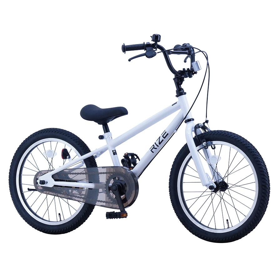 18インチ 身長108～123cm 子供用自転車 ライズ（ホワイト）男の子 