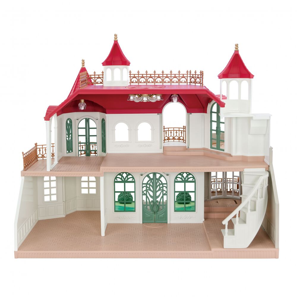 シルバニアファミリー きらめく水辺の赤い屋根のお家 クリスマス