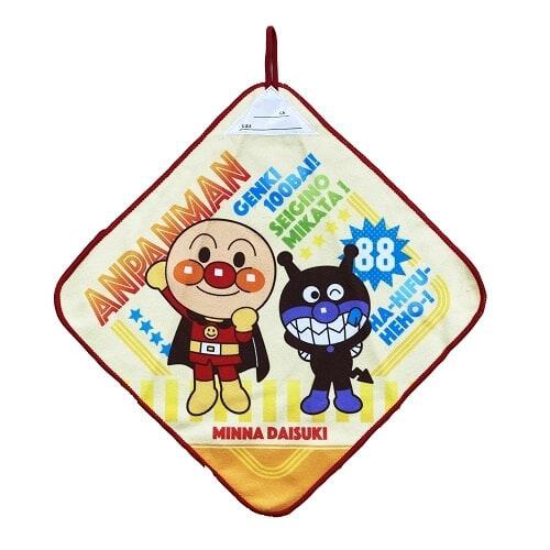 アンパンマン ループタオル3枚組 ブルー