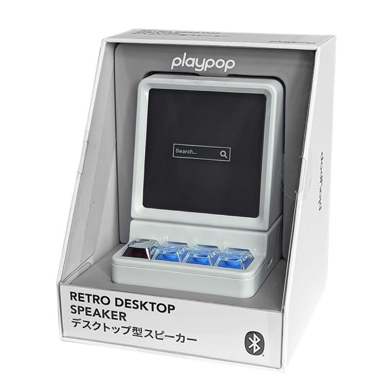 デスクトップ型スピーカー ホワイト トイザらス限定 bluetooth レトロ