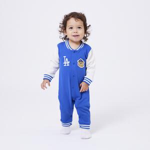 MLB スタジャン風 ロンパース ドジャース ブルー×80cm ベビーザらス限定