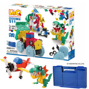LaQ（ラキュー）ベーシック 511 収納ケース付き｜LaQパーツ650ピース 12種類の作り方 知育ブロック