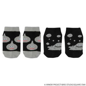 ドラクエベビー＆キッズ 2足入りショートソックス メタルモンスター