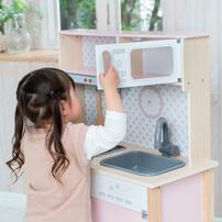 木製おしゃれな北欧風キッチン トイザらス限定 おままごと クリスマスプレゼント 3歳 4歳 5歳