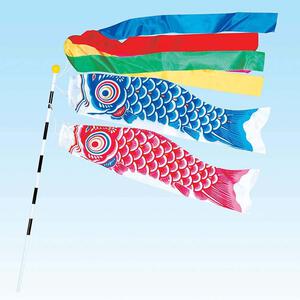 【室内鯉のぼり】ミニ 3点セット 50cm こいのぼり 手に持つことができる トイザらス・ベビーザらス限定