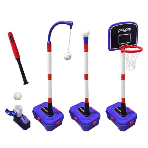 4ｲﾝ1 アクティブスポーツセット トイザらス限定 プレゼント 3歳 4歳 5歳 プレイポップ 誕生日 ギフト