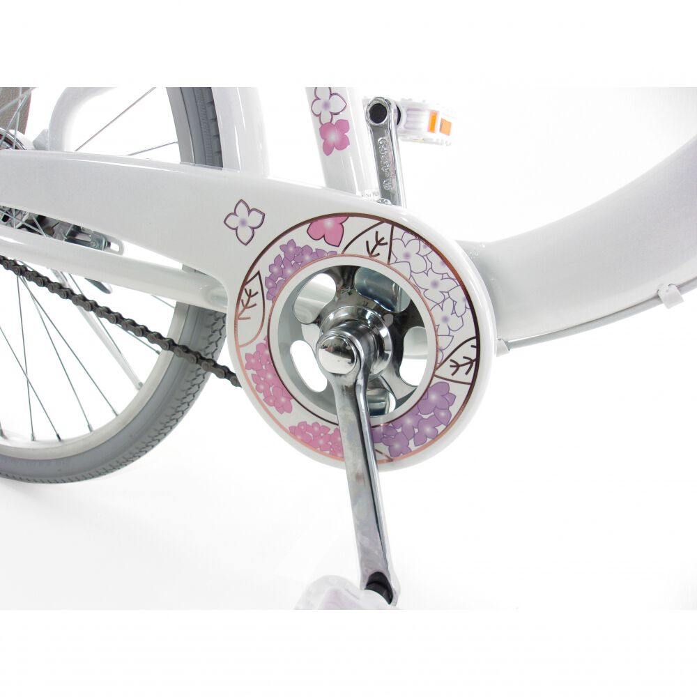 キッズ・ジュニア用 24インチ 自転車 アンティークホワイト 楽天市場