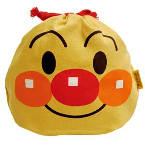 アンパンマン・ドキンちゃん ・ばいきんまん フェイス巾着【種類ランダム】