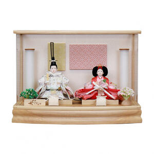 【雛人形】ケース飾り 親王飾り「落水和紙パネルアクリル」ひな人形 ひな祭り お雛様 おしゃれ トイザらス・ベビーザらス限定【メーカー直送】