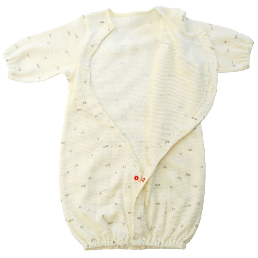 オーガニック 2WAYドレス 新芽(パステルグレー×50-60cm) ベビーザらス