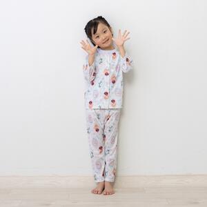 ディズニー 長袖前開きパジャマ＋半袖Ｔシャツセット アナと雪の女王 サックス&times;100cm ベビーザらス限定