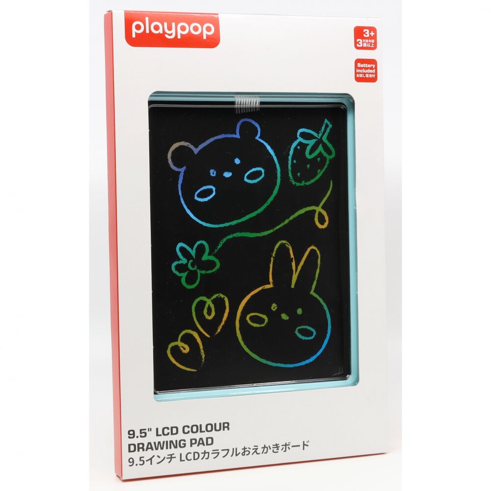 【9/8までお取り置き】★Happy★ 9.5インチ LCDカラフルおえかきボード トイザらス限定 クリスマス