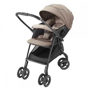 Aprica アップリカ ラクーナ クッション AH (ベージュ) A型ベビーカー 軽量 両対面式 1ヶ月～3歳頃対応