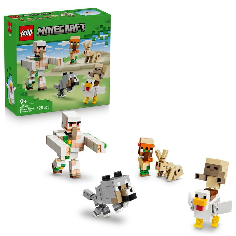 2026年6月1日発売】レゴ LEGO マインクラフト チキンジョッキーの砂漠