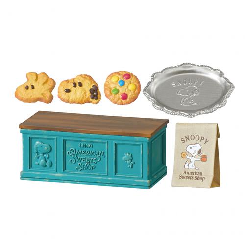 SNOOPY AMERICAN Sweets Shop【種類ランダム】リーメント フィギュア