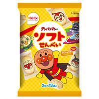 アンパンマンのソフトせんべい 2枚&times;13袋 甘口しょうゆ味 米菓 お菓子 おやつ