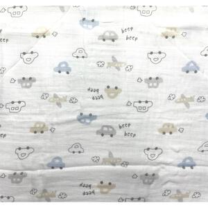 バンブーガーゼ モスリンおくるみクルマ柄  ベビーザらス限定