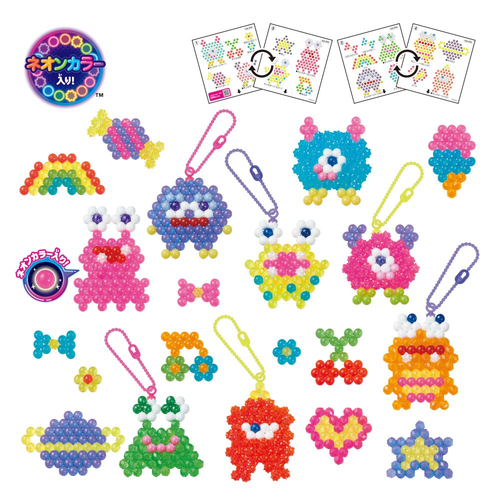 アクアネオンアートローファン専用出品ページ アクアビーズ ネオンカラーモンスターセット | Toys”R”Us – Japan