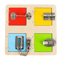 木製カギ開けあそびボード トイザらス限定 クリスマスプレゼント 2歳 3歳 4歳