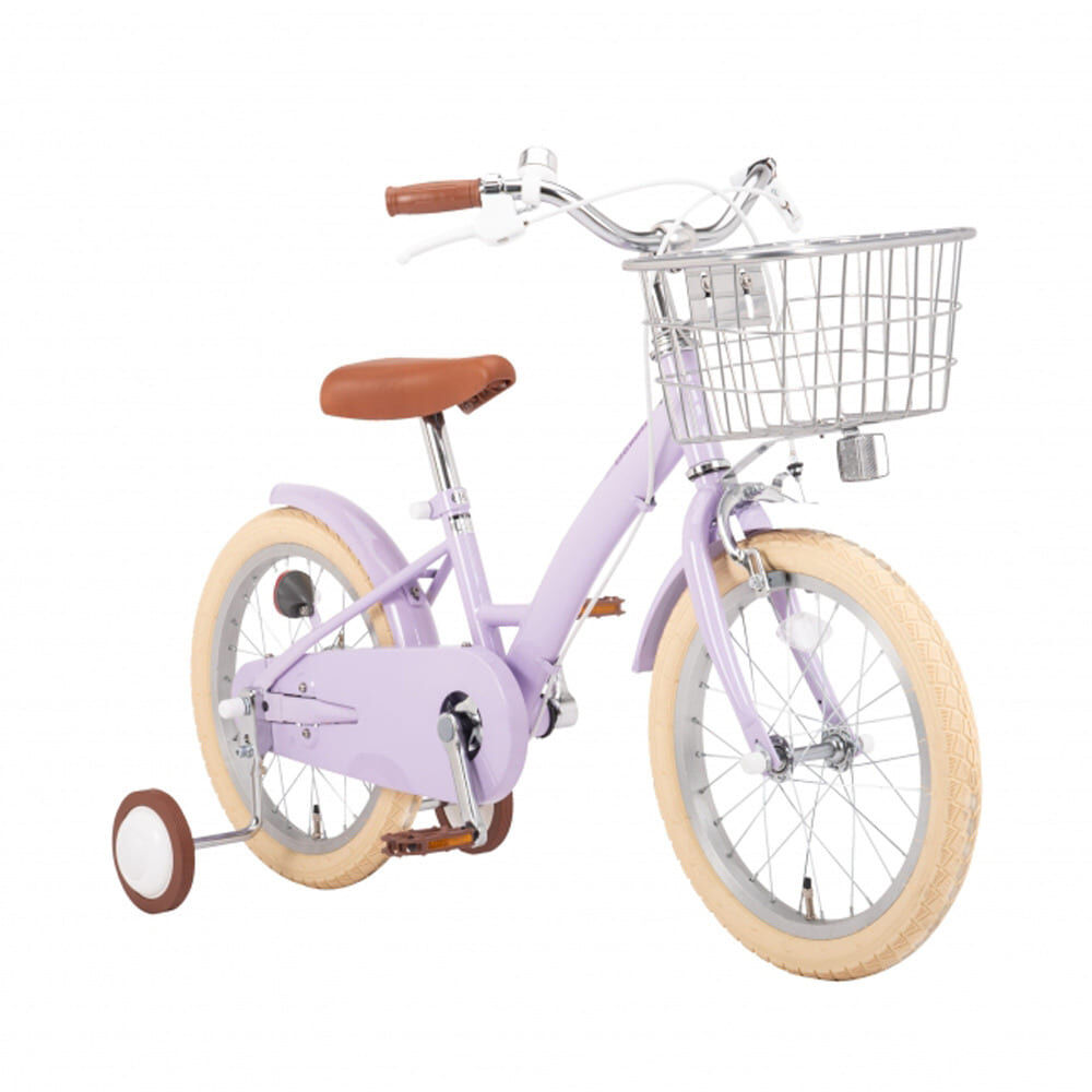 日暮里引取限定　子供用自転車 補助輪付き　18インチ 18インチ 身長110～130cm 子供用自転車 リグワークス TNB-18 パープル